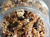 Granola maison croustillant banane, vanille et chocolat