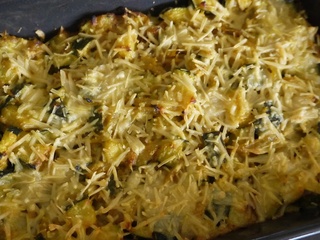 Gratin de courgettes au curry