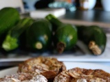 Muffins aux courgettes, raisins secs et amandes