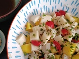 Salade de mangue et cœurs de palmier