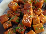 Tofu croustillant laqué