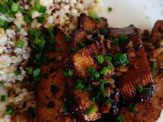 Tofu garlic butter