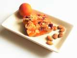 Clafoutis abricot, framboise & amande {sans lait, sans œufs et sans soja}