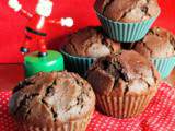 Muffins de Noël {chocolat & 4 épices}