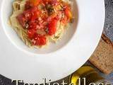 Tagliatelles maison express a la sauce tomate