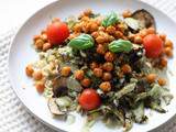 Veggie bowl, sauce tahini & basilic [vegan]