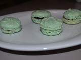 Macarons verts after eight