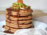 Pancakes végétaliens à la noisette et au pavot { Sans oeufs & Sans lactose }