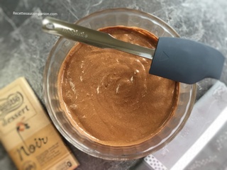 Mousse au chocolat sans beurre sans sucre magimix/companion