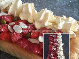 Tarte aux fraises et sa chantilly vanille au companion, thermomix ou sans robot