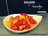 Salade de tomates et poivrons