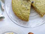 Gâteau au citron combava et graines de chia (sans gluten, vegan)