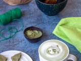 Collation verte : Matcha Latte et Pâte d’amandes au Matcha