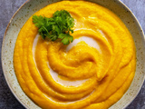 Purée de carottes au lait de coco