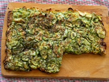 Scarpaccia végétarienne de courgettes