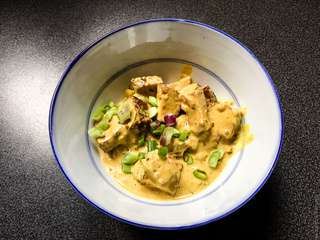Envie d’être en Inde – Curry de tofu au lait de coco