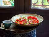 Soleil levant – Salade de tomate japonisante