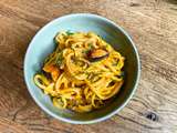 Squash pasta – Linguine avec une sauce à la courge kabocha