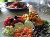 Salade colorée et rafraîchissante, sucrée/salée - Sabine Bolzan - Cuisine