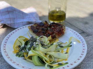 Tarte aux tomates cerise - de la POÊLE a l'assiette
