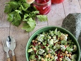 Salade de pois chiches au céleri-branche (Un légume, trois recettes)