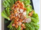 Salade printanière aux radis et carottes