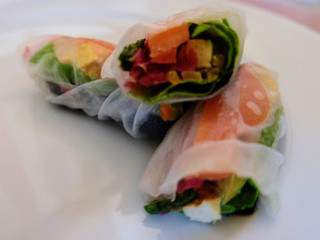 Rouleaux de printemps : une entrée thai sans œufs, sans lait, sans gluten