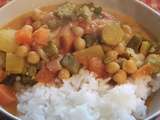 Curry vert épicé aux gombos