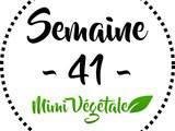 Menu Mimi Végétale – Semaine 41