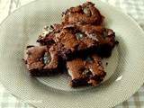 Brownies aux marrons glacés (Brownies with candied chestnuts)