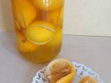 Citrons confits au sel (Candied lemon with salt)