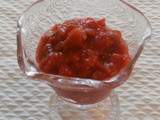 Compote fraises rhubarbe (Strawberry rhubarb compote)
