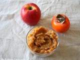 Compote pommes kakis (Stewed apples kakis)
