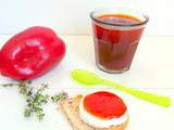 Confiture de poivrons rouges au thym au Cook Expert ou pas(Red pepper jam with thyme)