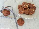 Cookies au chocolat et cacahuètes (Chocolate cookies with peanuts)
