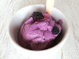 Crème glacée à la mûre (Blackberries icecream)