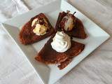 Crêpes façon poires Belle Hélène (Pears and chocolate pancakes)