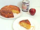 Gâteau aux pommes caramélisées au sirop d'érable (Cake with Caramelized Apples in Maple Syrup)