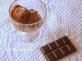 Glace au chocolat noir maison (Homemade dark chocolate icecream)
