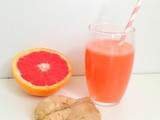 Limonade de pomelos au gingembre (Grapefruit and ginger lemonade)