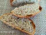 Pain T80 au levain (recette d'Eric Kayser) (Sourdough bread T80 (recipe Eric Kayser))