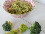 Purée de brocolis et de chou romanesco (Mashed broccoli and cauliflower romanesco)