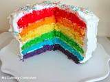 Rainbow cake (gâteau arc en ciel)
