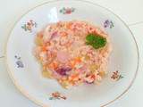 Risotto aux crudités (Raw vegetables risotto)