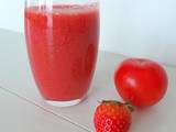 Smoothie tomates - fraises (au Cook Expert) (tomatoes and strawberries smoothie)