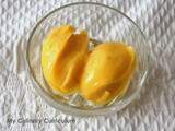 Sorbet à la mangue (Mango sorbet)