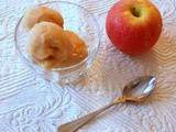 Sorbet à la pomme cuite au sirop façon compote de pommes (Baked apple sorbet how to applesauce syrup)