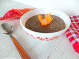 Soupe de lentilles et carottes (Lentils soup with carrots)