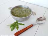 Soupe roquette et pommes de terre (Arugula and potato soup)