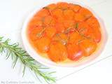 Tarte tatin aux abricots et romarin rapide (Quick apricots and rosemary tatin tart)